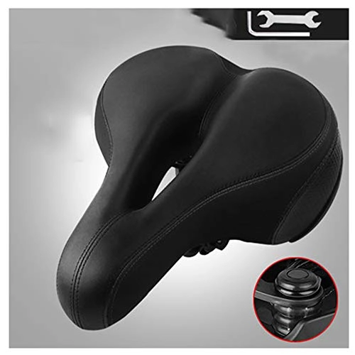 Mountain Bike Seat : ZZTHJSM Bicycle Seat Cushion, Hollow And Breathable, Thicken Bike Saddle, Comfortable Soft, Shockproof, for Mountain Bike Seats, B1