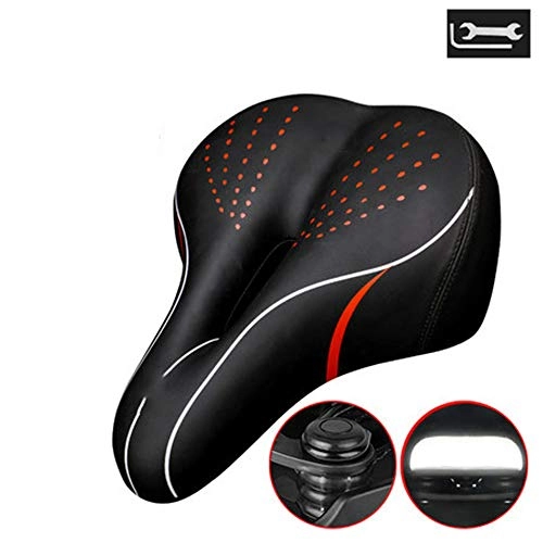 Mountain Bike Seat : ZZTHJSM Bicycle Seat Cushion, Hollow And Breathable, Thicken Bike Saddle, Comfortable Soft, Shockproof, for Mountain Bike Seats, B2