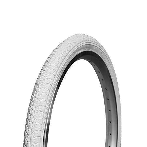 Mountain Bike Tyres : 1 PCS 20 * 1.75 White Bicycle Tire, Bike Tyre for 20 Inch Bike, Tricycle, MTB, BMX, Child Bike, Student Bicycle
