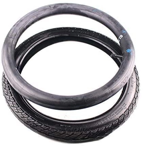 Mountain Bike Tyres : 16x1.75(44-304) inner and outer tire Road Mountain Bike Bicycle Tire Black Rubber