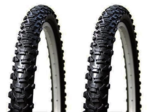 Mountain Bike Tyres : 2 x "Pneumatic Cover Anti Puncture Proof Technology prbb Mountain Bike MTB 26 x 2.0 3706