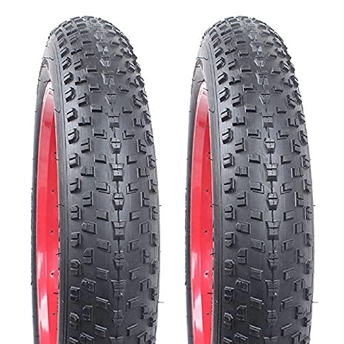 Mountain Bike Tyres : 26×4.0 Fat Tires Bike tire Electric Bicycle Mountain Bike Wire Tires Bike Accessory (2 Tires)
