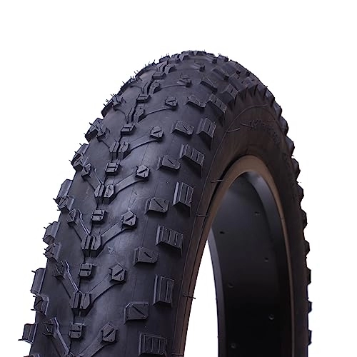 Mountain Bike Tyres : Alps2Ocean Fat Tire, 20x4.0 Inch Fat Bike Tires Wear Resistant Replacement Electric Bicycle Tires Compatible Wide Mountain Snow Bike Off-Road Bike 3-Wheel Bikes