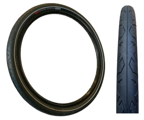 Mountain Bike Tyres : Baldy's 27.5 x 2.0 DSI Mountain Bike Slick Tread PUNCTURE PROTECTED Tyre