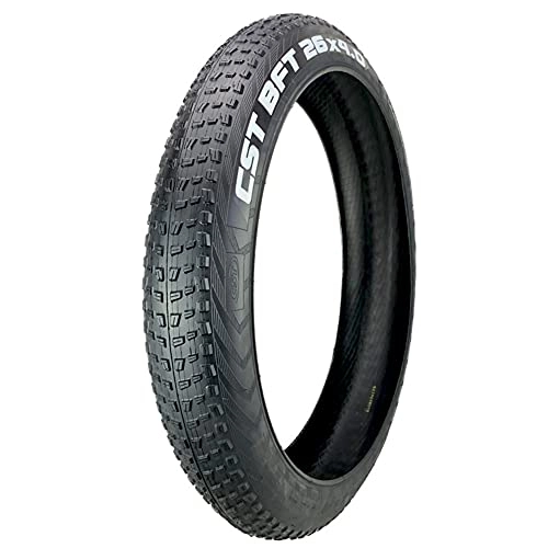 Mountain Bike Tyres : Bicycle Tyre, Mountain Road Bike, 26 Inches, Enlarged Bicycle Tyre with Anti-Puncture Protection, Black