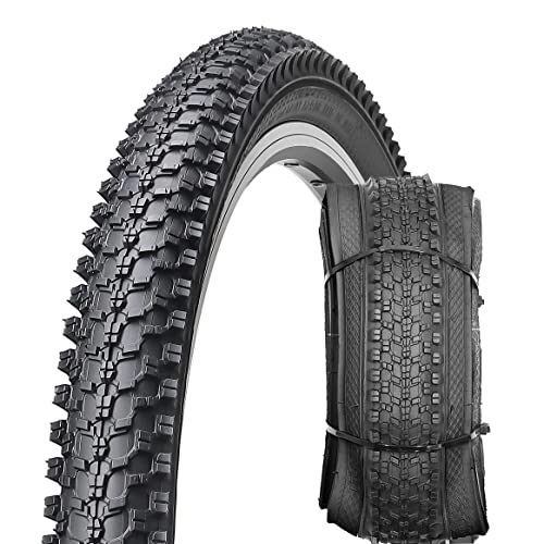Mountain Bike Tyres : Bike Tire, 24x1.95 Folding Bead Replacement Tire for MTB Mountain Bicycle