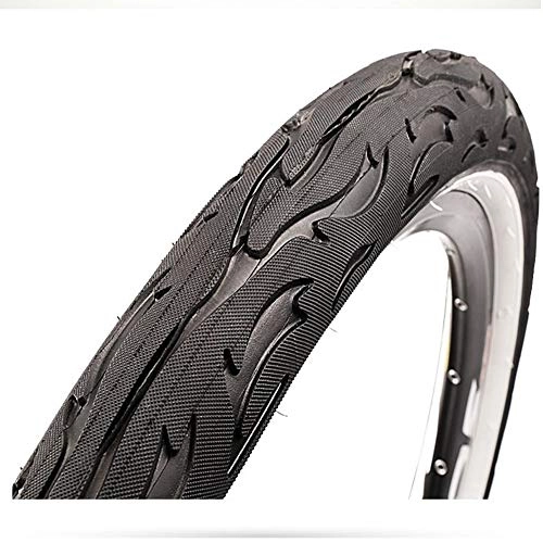 Mountain Bike Tyres : Bike Tires Mountain Street Car Tires Bald Rider MTB Cycling Bicycle Tire Tyre 26x2.125 65TPI Pneu Bicicleta (Color : 26x2.125 black)