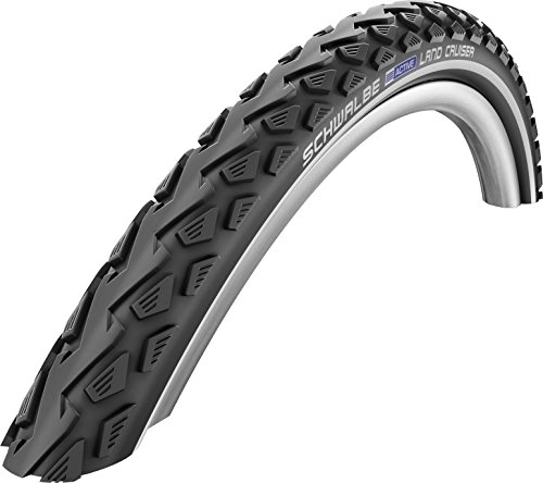 Mountain Bike Tyres : Cicli Bonin Unisex's Schwalbe Land Cruiser Hs450 Active Line Rigid Tyres, Black, One Size