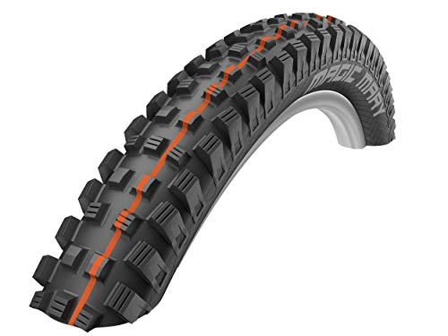 Mountain Bike Tyres : Cicli Bonin Unisex's Schwalbe Magic Mary Addix Soft Tl Easy Snakeskin Tyres, Black, One Size