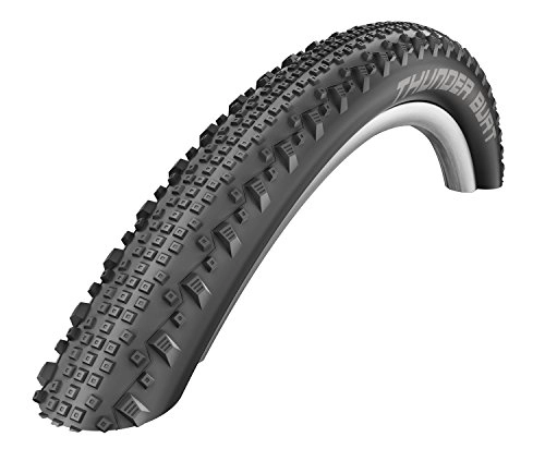 Mountain Bike Tyres : Cicli Bonin Unisex's Schwalbe Thunder Burt Tl Easy Snakeskin 2015 Rigid Tyres, Black, One Size