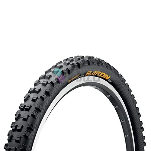 Mountain Bike Tyres : Continental Der Baron 100431 MTB Tyres 2.3 Inch / 26 x 2.3 Foldable Black