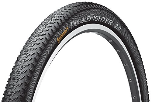 Mountain Bike Tyres : Continental Double Fighter III Rigid Tyre in Black - 27.5 x 2.00 650B