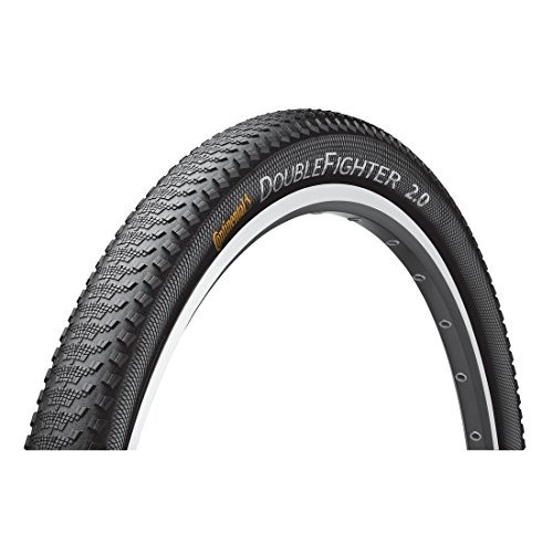 Mountain Bike Tyres : Continental Men's Double Fighter III Tyre, Black, Size 29 x 2.0