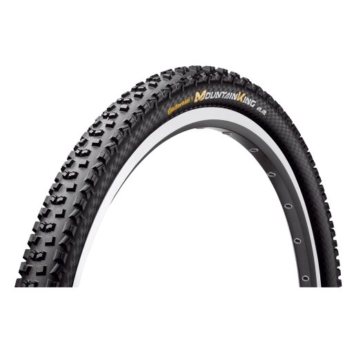 Mountain Bike Tyres : Continental Mountain King II ProTection 27.5 x 2.2 black folding