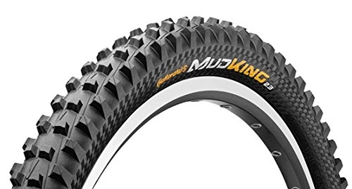 Mountain Bike Tyres : Continental MTB 0100414 Bicycle Tyre Mud King 26 x 2.3 (57-559) Black