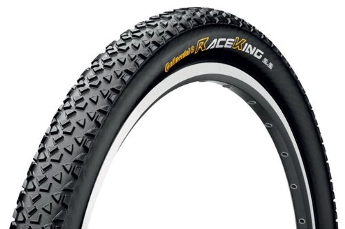 Mountain Bike Tyres : Continental New Race King Rigid in Black - 26 x 2.20