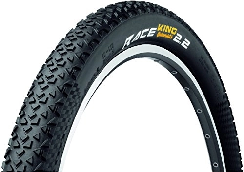 Mountain Bike Tyres : Continental Race King MTB - , Black, Size 26 x 2.2