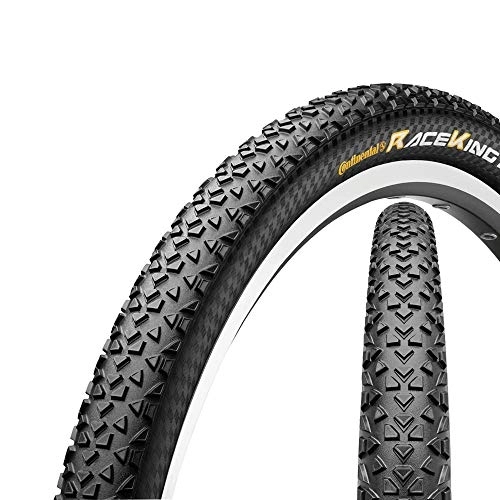 Mountain Bike Tyres : Continental Race King Performance Mountain Bike Tyre black black Size:26x2, 00 (50-559)