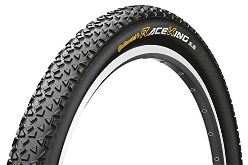 Mountain Bike Tyres : Continental RaceKing Performance Mountain Bike Tyre black black Size:27, 5 x 2, 0