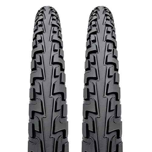 Mountain Bike Tyres : Continental Ride Tour 700 x 42c Bike Tyres with Ano Adapters (Pair)