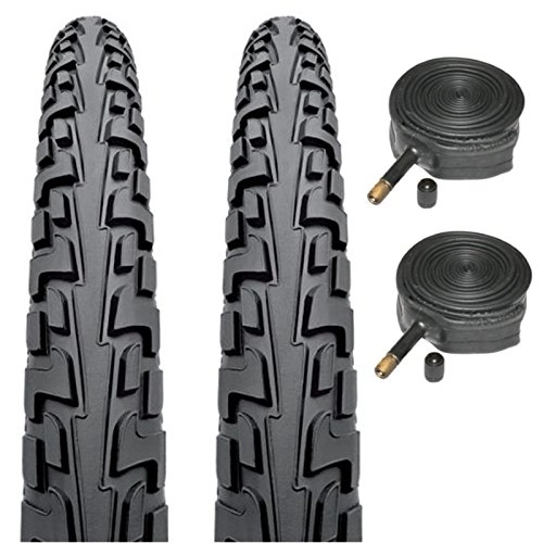 Mountain Bike Tyres : Continental Tour Ride 26" x 1.75 Bike Tyres with Schrader Tubes (Pair)