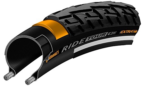 Mountain Bike Tyres : Continental TourRide Reflex Trekking and City tyre - Black, 32-622