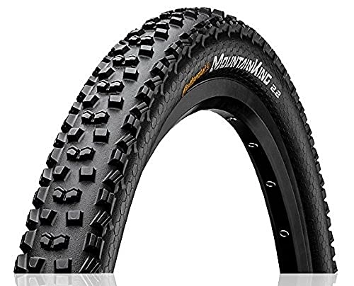 Mountain Bike Tyres : Continental Unisex Adult Mountain King II 2.2 Performance Folding Tyre - Black, Size 26 x 2.2