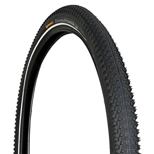 Mountain Bike Tyres : Continental Unisex Adulto Reifen Double Fighter Iii Pneumatici per bicicletta, Nero, 27, 5 Zoll / 50-584
