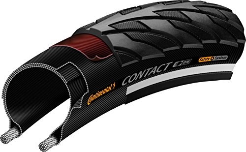 Mountain Bike Tyres : Continental Unisex's TYC01315 Contact Reflex Tyre, Black, 26 x 1.75-Inch