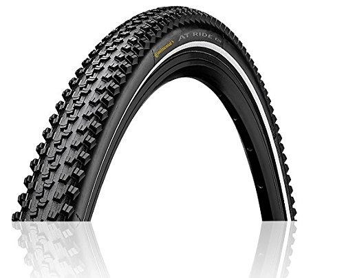Mountain Bike Tyres : Continental Unisex's TYC01429 AT Ride folding Tyre, Black, Size 700 x 42C