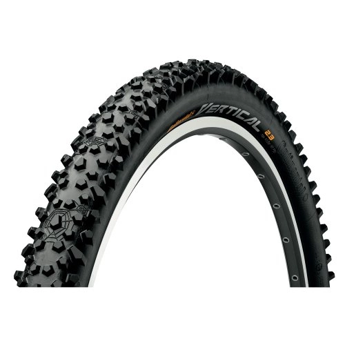 Mountain Bike Tyres : Continental Vertical 26 x 2.3" Black Wire Bead