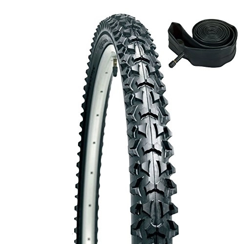 Mountain Bike Tyres : CST Eiger Mountain Bike MTB Tyre 26" x 1.95" & Schrader Inner Tube