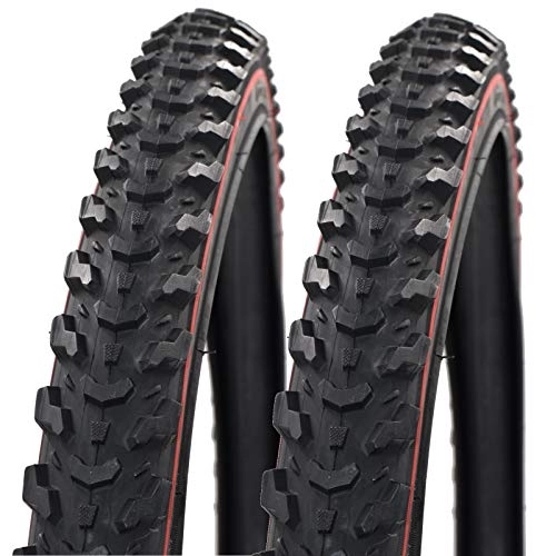 Mountain Bike Tyres : CST T1310 Eiger Redline 26" X 1.95 Mountain Bike Tyres (Pair)