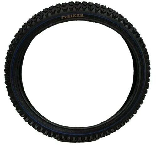 Mountain Bike Tyres : Details About Pair (2) 20 X 2.12 (57–406) Raleigh Striker Bike Tyres With Blue Band, Mtb