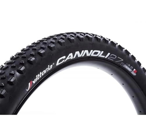 Mountain Bike Tyres : Discount Vittoria Cannoli 27.5inch x 2.80inch Mountain Bike Tyre Snow Bike Fat Bike Extra Wide Tyre, Black