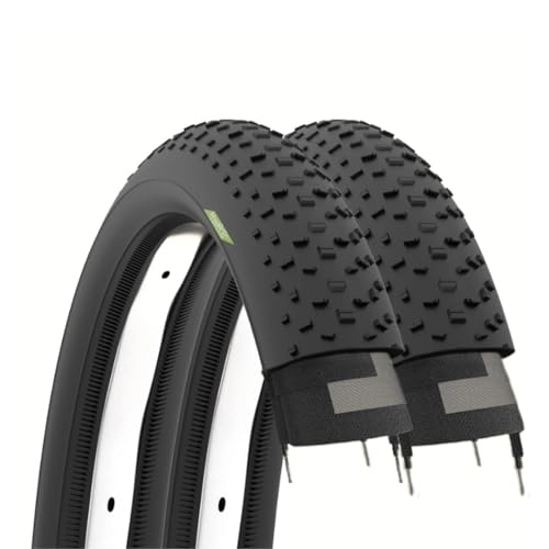 Mountain Bike Tyres : Ecovelò EBC26FBE 2 COVERS 26 X 4.0 (100-559) for Fat Bike TIRES RIGID TABLES MTB Bike Fat