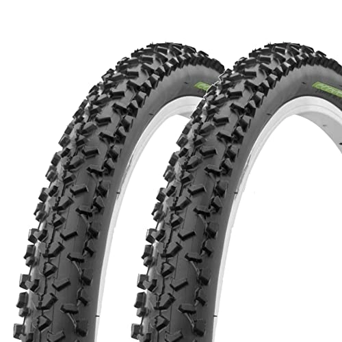 Mountain Bike Tyres : Ecovelò TASSELLATI Tires 29 x 2.25 (57-622) MTB 29", 2 COVERS Unisex Adult, Black, One Size