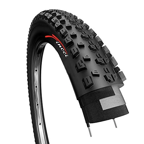 Mountain Bike Tyres : Fincci 27.5 x 2.10 Inch 54-584 Tyre for Road Mountain MTB Mud Dirt Offroad Bike Bicycle