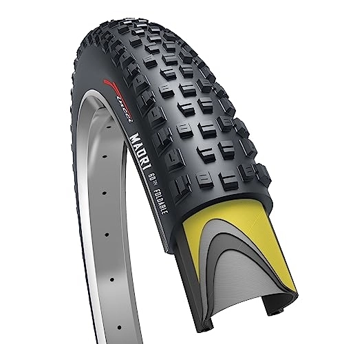 Mountain Bike Tyres : Fincci MAORI 29 x 2.25 Inch 57-662 Foldable 60 TPI All Mountain Enduro Tyre with Nylon Protection for MTB Hybrid Bike Bicycle