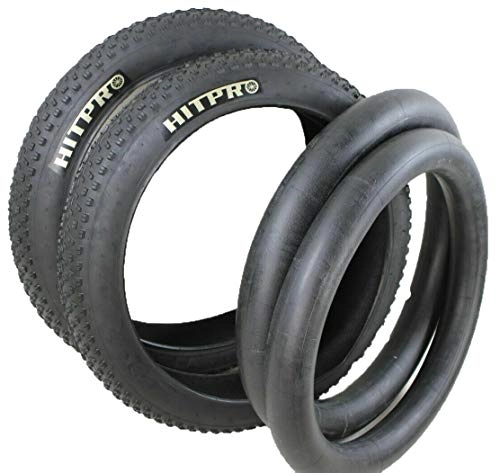Mountain Bike Tyres : Hitpro 26" x 4" a pair Fat Tyre includes Inner Tube. 4" Mountain Bike / Snow Bike