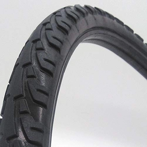 Mountain Bike Tyres : HMTE 24 Inch Bicycle Cycling Solid Tire 24×1.50 / 24×1.75 / 24×1.95 / 24×2.125 Inch Bike Tubeless Tyre Wheel For Mountain Bike (Color : 24×1.50)
