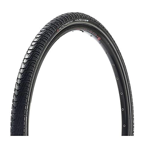 Mountain Bike Tyres : Hutchinson haussmann MTB Tyre 27.5 x 1.75 TR VAE-e-Bike Reinforced 5 mm Side Reflex (47-584) Black