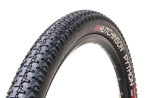 Mountain Bike Tyres : Huthinson Python 2 MTB Clincher Tyre / / 52-584 (27.5 x 2.1 Inches), Design: Black