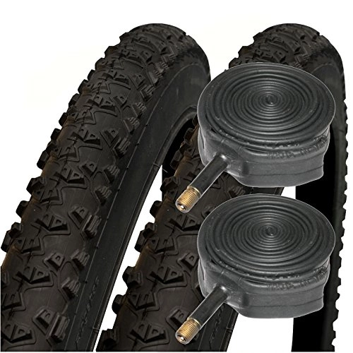 Mountain Bike Tyres : Impac Ridgepac 26" x 2.10 Mountain Bike Tyres with Schrader Tubes (Pair)