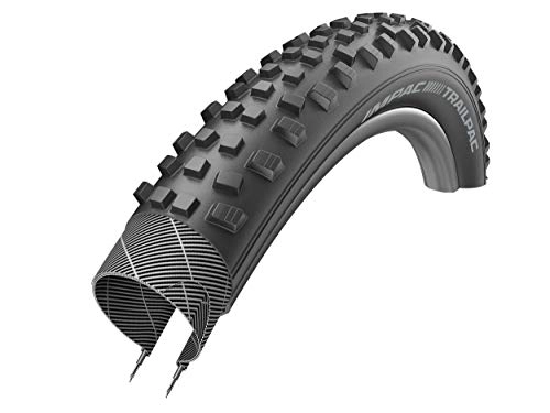Mountain Bike Tyres : Impac Unisex's Trailpac Tyre, Black, 26 x 2.10-Inch