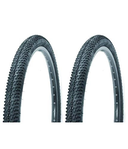 Mountain Bike Tyres : K1153 Small Black MTB Bike Tyre 26 x 1.95 A Pair.
