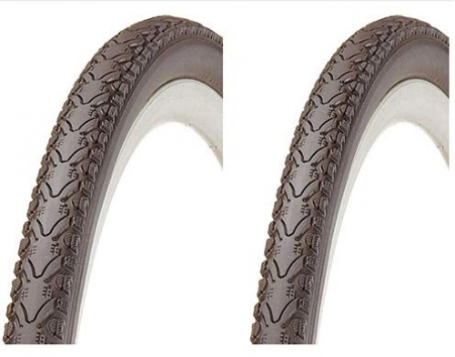 Mountain Bike Tyres : KENDA 2 Tyres Slick 29 x 1.75 (47-622) Road MTB Mountain Bike Bicycle