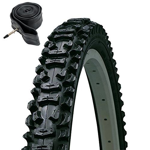 Mountain Bike Tyres : KENDA Smoke 26" x 1.95 Mountain Bike Tyre with Schrader Tube