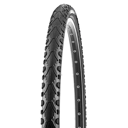 Mountain Bike Tyres : KENDA Unisex's Khan Bicycle Tire Set, Black, Size 26 x 1.75