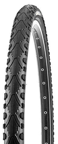 Mountain Bike Tyres : KENDA Unisex's Khan Bicycle Tire Set, Black, Size 26 x 1.95